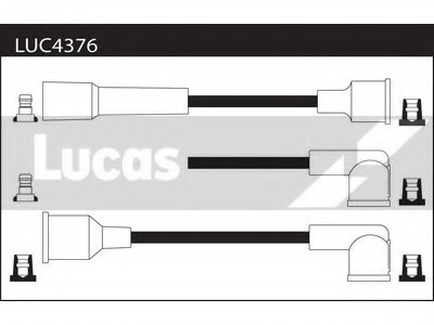 Провода высоковольтные, комплект LUCAS ELECTRICAL LUC4376