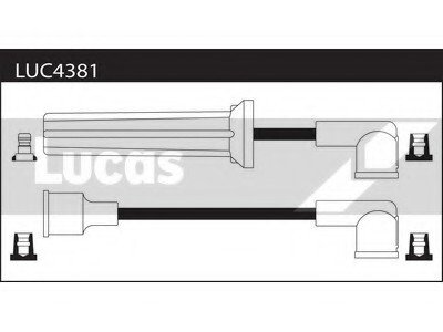 Провода высоковольтные, комплект LUCAS ELECTRICAL LUC4381