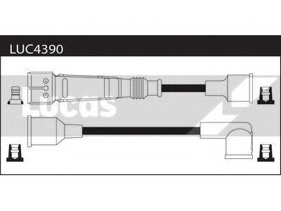 Провода высоковольтные, комплект LUCAS ELECTRICAL LUC4390