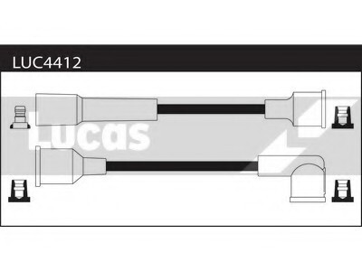 Провода высоковольтные, комплект LUCAS ELECTRICAL LUC4412