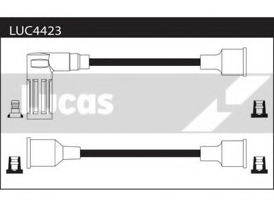 Провода высоковольтные, комплект LUCAS ELECTRICAL LUC4423