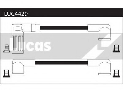 Провода высоковольтные, комплект LUCAS ELECTRICAL LUC4429