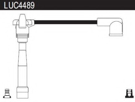 Провода высоковольтные, комплект LUCAS ELECTRICAL LUC4489