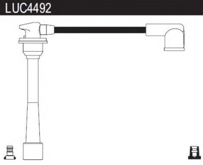 Провода высоковольтные, комплект LUCAS ELECTRICAL LUC4492