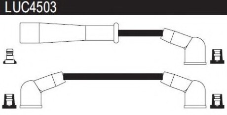 Провода высоковольтные, комплект LUCAS ELECTRICAL LUC4503