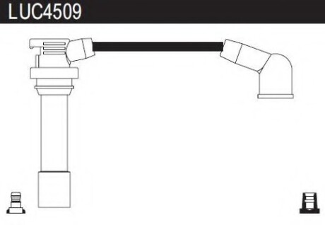 Провода высоковольтные, комплект LUCAS ELECTRICAL LUC4509