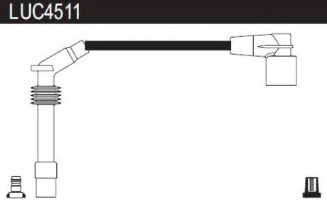 Провода высоковольтные, комплект LUCAS ELECTRICAL LUC4511