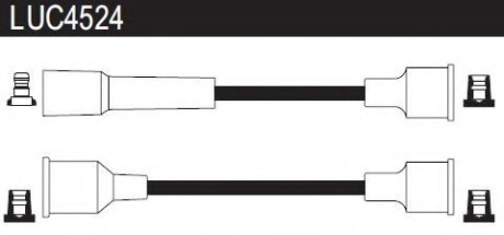 Провода высоковольтные, комплект LUCAS ELECTRICAL LUC4524