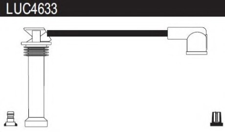 Провода высоковольтные, комплект LUCAS ELECTRICAL LUC4633