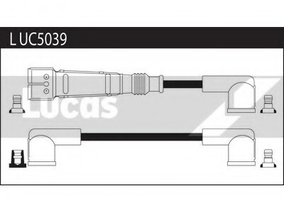 Провода высоковольтные, комплект LUCAS ELECTRICAL LUC5039