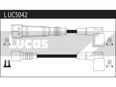 Провода высоковольтные, комплект LUCAS ELECTRICAL LUC5042