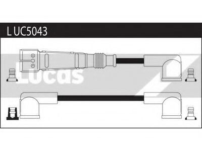 Провода высоковольтные, комплект LUCAS ELECTRICAL LUC5043