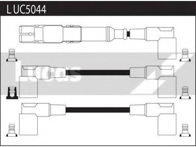 Провода высоковольтные, комплект LUCAS ELECTRICAL LUC5044