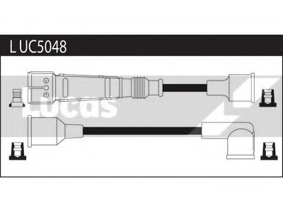 Провода высоковольтные, комплект LUCAS ELECTRICAL LUC5048