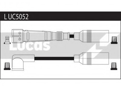 Провода высоковольтные, комплект LUCAS ELECTRICAL LUC5052