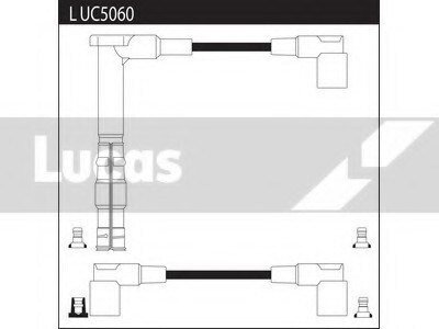 Провода высоковольтные, комплект LUCAS ELECTRICAL LUC5060