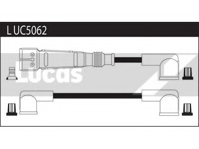 Провода высоковольтные, комплект LUCAS ELECTRICAL LUC5062