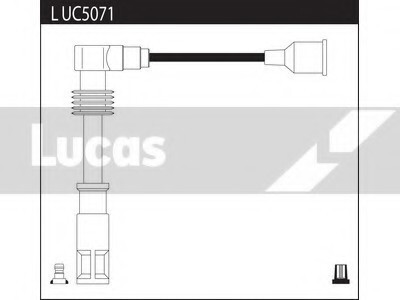 Провода высоковольтные, комплект LUCAS ELECTRICAL LUC5071