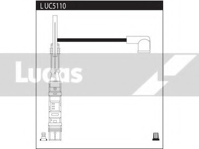 Провода высоковольтные, комплект LUCAS ELECTRICAL LUC5110