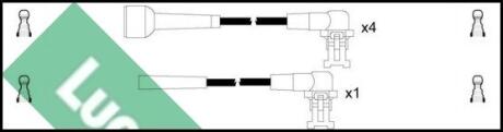 Комплект проводов зажигания LUCAS LUC4100