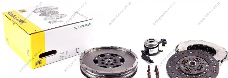 Демпфер + комплект зчеплення VW Crafter 2.5TDI 06-11, 120kw, BJM LuK 600 0202 00 (фото 1)