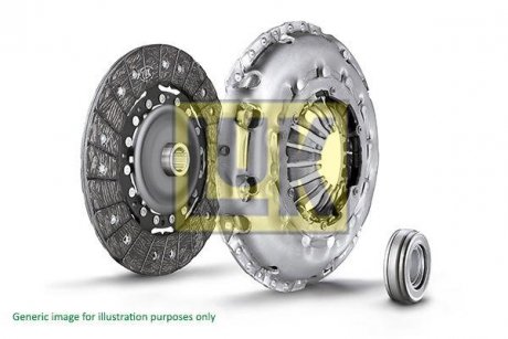 Комплект зчеплення VW Golf I/II/Jetta I/II 1.6D, 80-91, 40kw LuK 620 0078 06