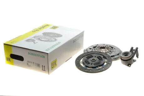 Комплект зчеплення Ford Fiesta/Fusion 1.4 16V 01-12 (d=210mm) (+вижимний) LuK 621 3052 33