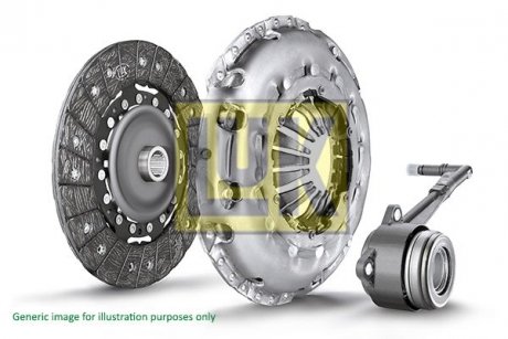 Комплект зчеплення Renault Duster 1.6 16V 11-15 (d=220mm) (+вижимний) LuK 622 3127 35 (фото 1)