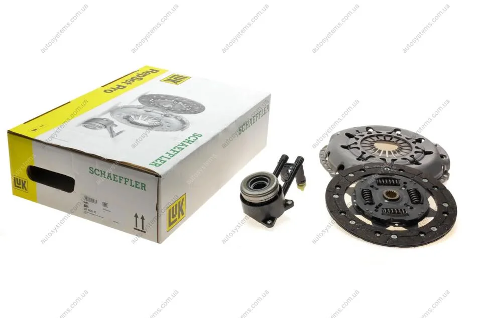 Комплект зчеплення Ford Escort 1.5 Ti/Fiesta 1.6 Ti 08- (d=220mm) (+вижимний) LuK 622 3226 35 (фото 1)