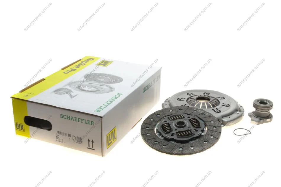 Комплект зчеплення Opel Astra G/Zafira A 2.2DTI 02-05 (d=240mm) (+вижимний) LuK 624 3127 33 (фото 1)