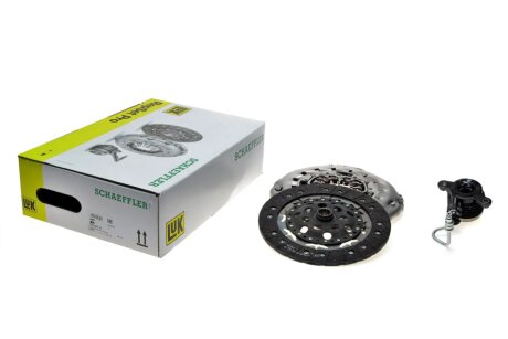 Комплект зчеплення Renault Megane/Scenic 1.9 dCi 08- (d=240mm) (+вижимний), F9Q LuK 624 3316 33