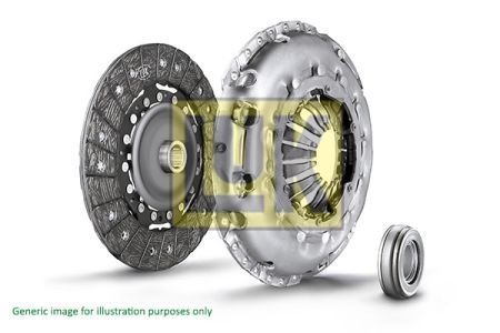 Комплект зчеплення Hyundai Tucson 2.0 CRDi 83kw 04-10 (d=240mm) (+вижимний) LuK 624 3385 00