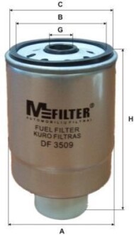 Топливный фильтр M-FILTER DF 3509