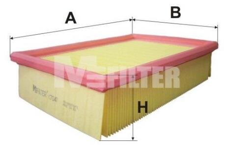 Воздушный фильтр M-FILTER K 7047