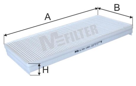 Фильтр салона M-FILTER K 953