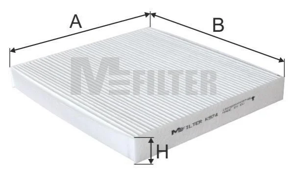 Фільтр салону M-FILTER K974 (фото 1)