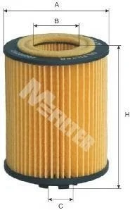 Фильтр смазки M-FILTER TE616