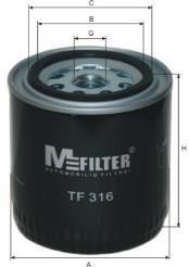 Фильтр смазки M-FILTER TF316