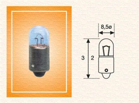 Лампа накаливания T3W 24V 3W MAGNETI MARELLI 002894200000