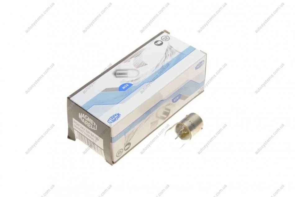 Автолампа R5W 24V 5W BA15s Standard (R5W 24V) MAGNETI MARELLI 004627100000 (фото 1)