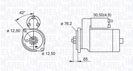 Стартер MAGNETI MARELLI 063521230140