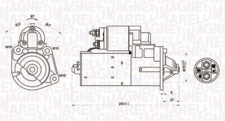 Стартер MAGNETI MARELLI 063720680010