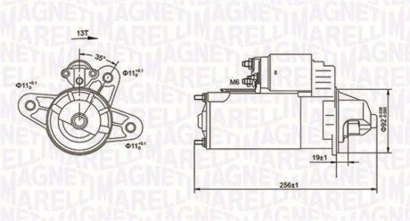 Стартер MAGNETI MARELLI 063720977010