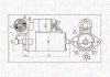 Стартер BMW 5 (E34/E39/E60) M57/M51 (2kw) (z=9) MAGNETI MARELLI 063720984010 (фото 2)