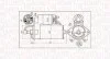 Стартер BMW 5 (E34/E39/E60) M57/M51 (2kw) (z=9) MAGNETI MARELLI 063720984010 (фото 2)