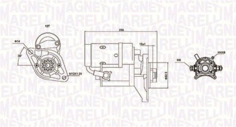 Стартер MAGNETI MARELLI 063721089010