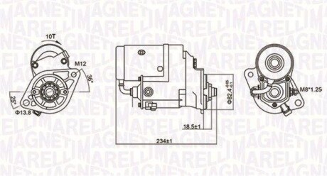 Стартер MAGNETI MARELLI 063721154010