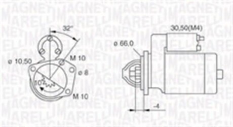 Стартер MAGNETI MARELLI 063721207010