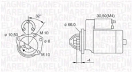 Стартер MAGNETI MARELLI 063721207010