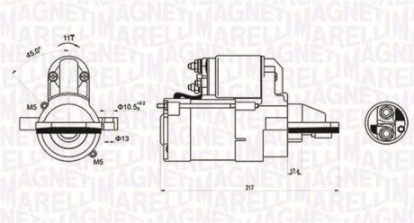 Стартер MAGNETI MARELLI 063721246010